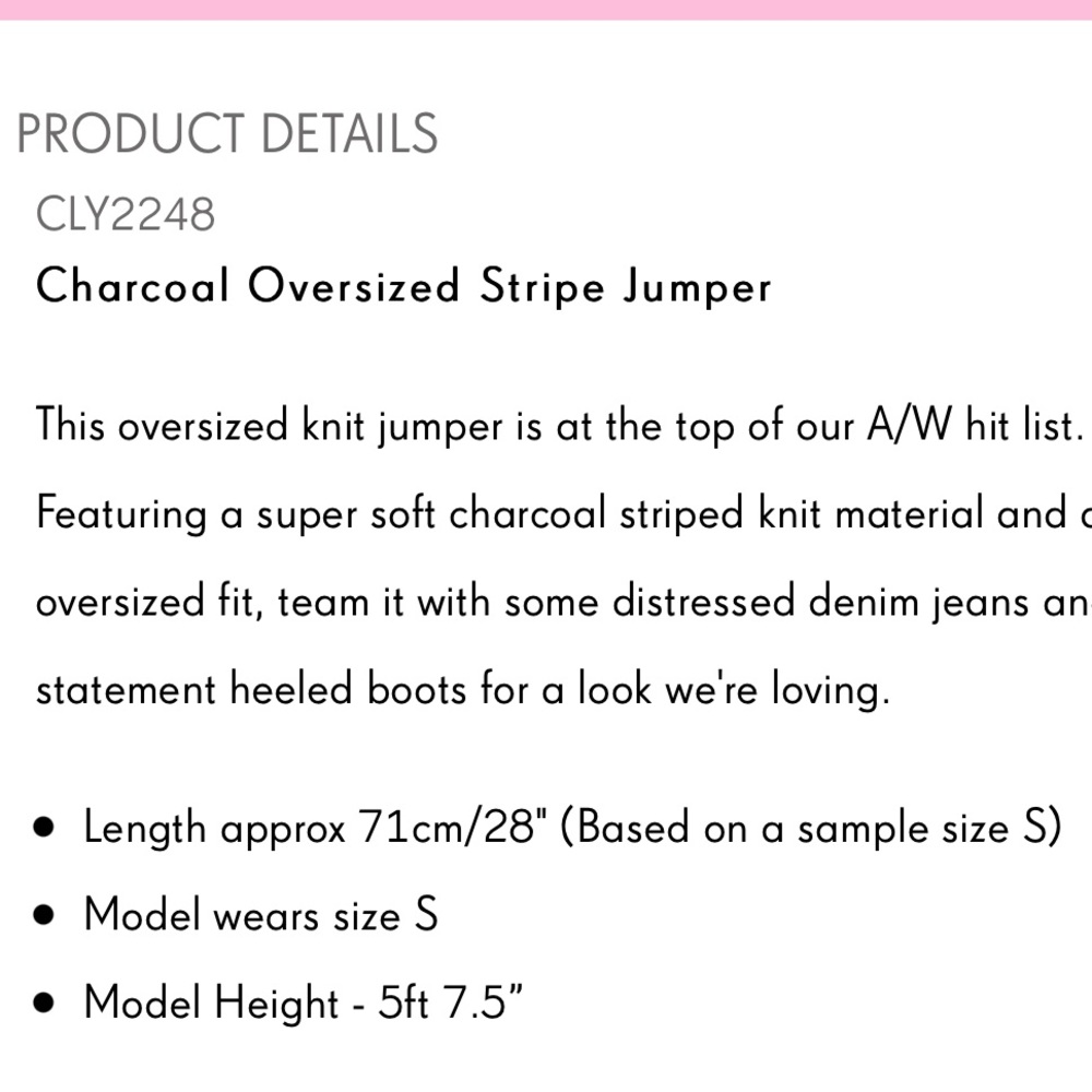 PrettyLittleThing Oversized Striped Sweater - Picture 10 of 10